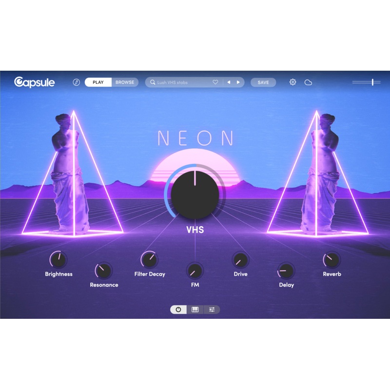 Capsule Neon: Neon-Inspired Synthesizer