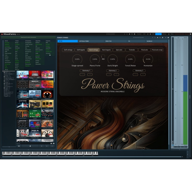 Melda PowerStrings: String Synthesizer