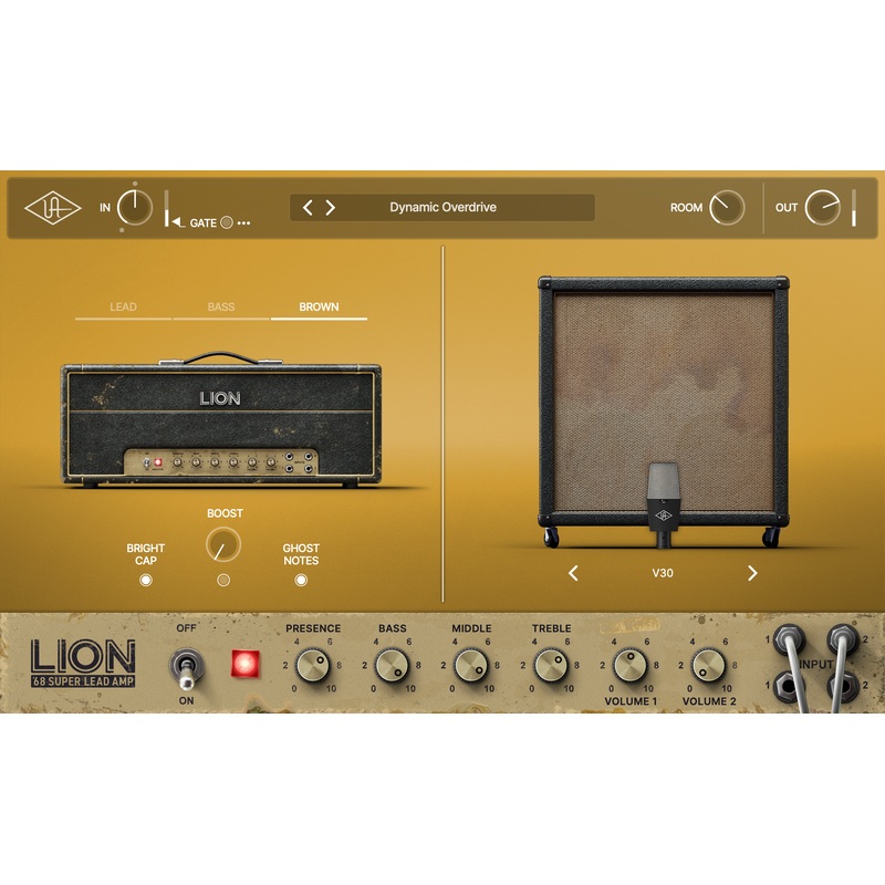 UAD Lion '68 Super Lead Amplifier Plug-in