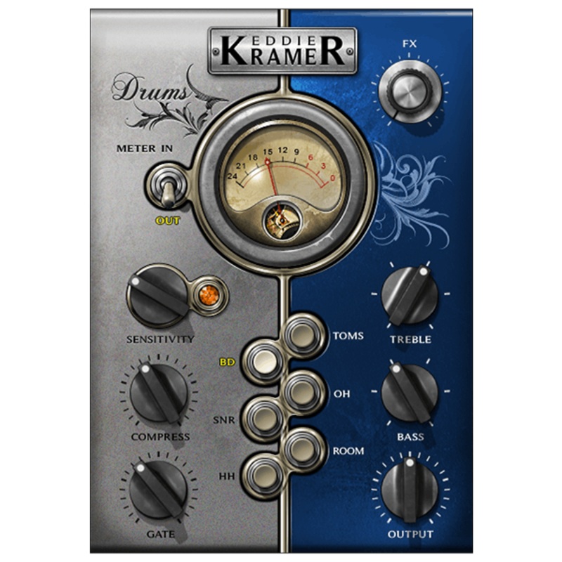 Waves Eddie Kramer Drum Channel: Drum Channel Plugin