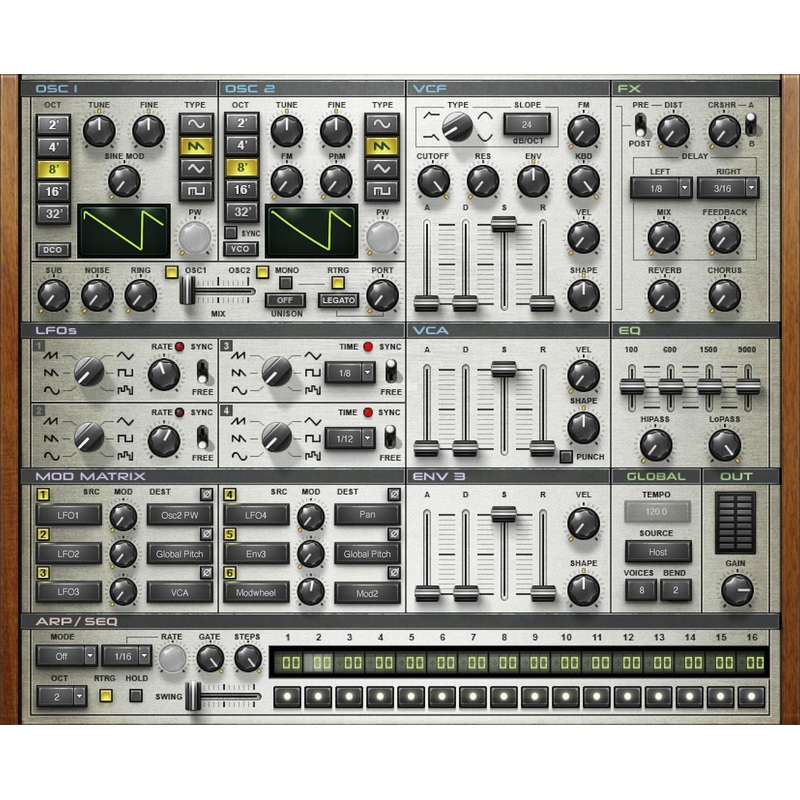 Waves Element 2.0 Virtual Analog Synth: Virtual Analog Synthesizer