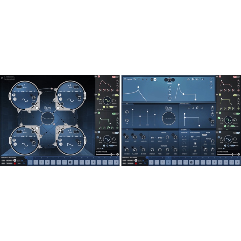 Waves Flow Motion FM Synth: FM Synthesizer