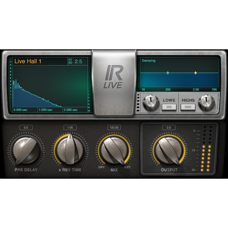 Waves IR-Live Convolution Reverb: Convolution Reverb Plugin