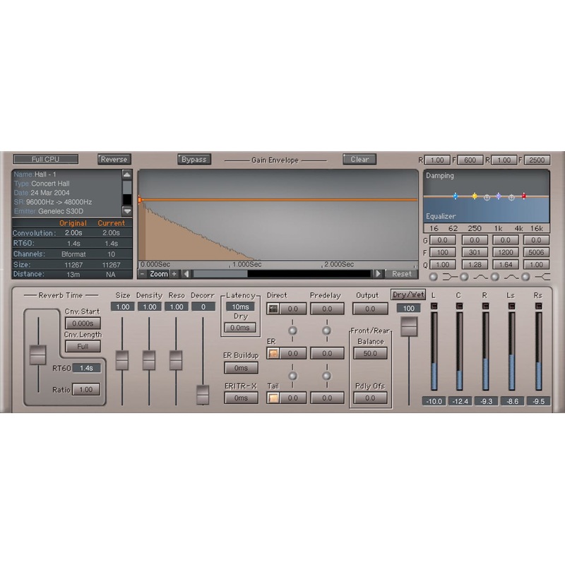 Waves IR360 Convolution Reverb: Convolution Reverb Plugin