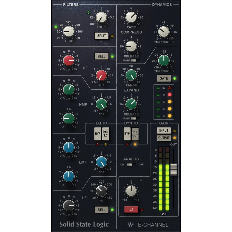Waves SSL E-Channel: Channel Strip Plugin