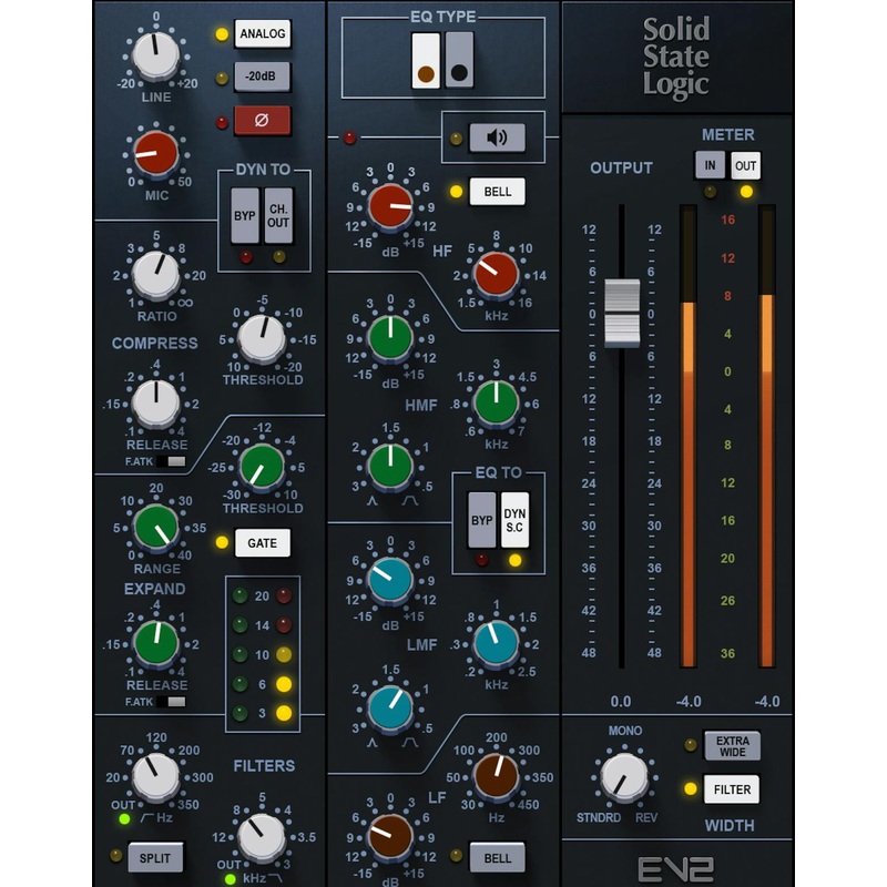 Waves SSL EV2 Channel: Channel Strip Plugin