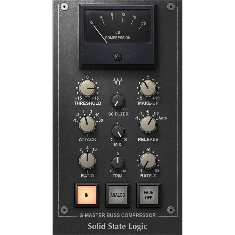 Waves SSL G-Master Buss Compressor: Buss Compressor Plugin