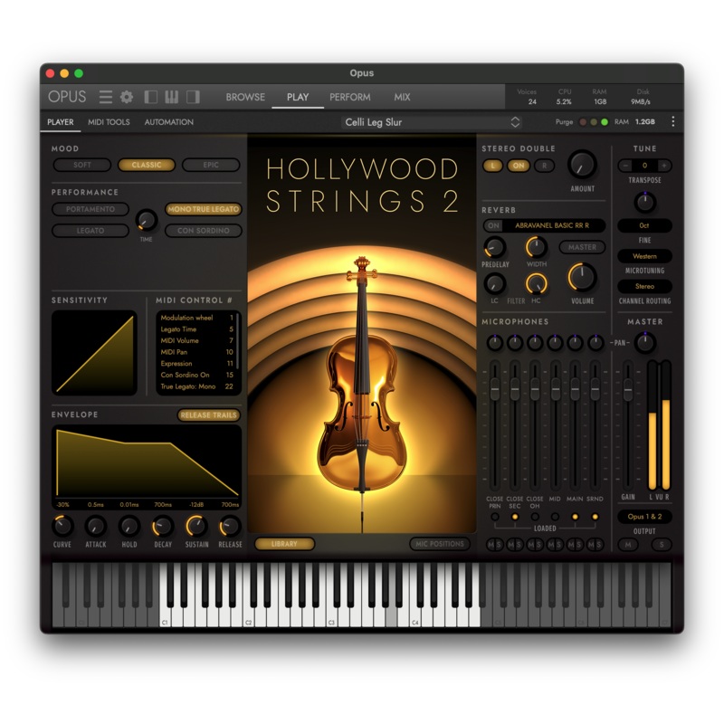 EastWest HOLLYWOOD STRINGS 2 Instrument Bundle
