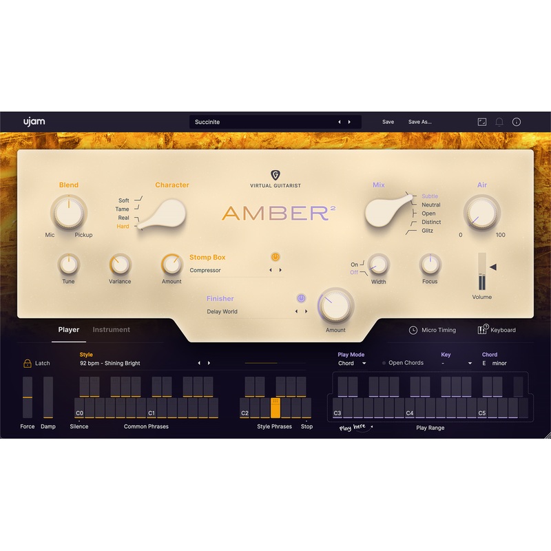 UJAM AMBER 2: Guitar Instrument