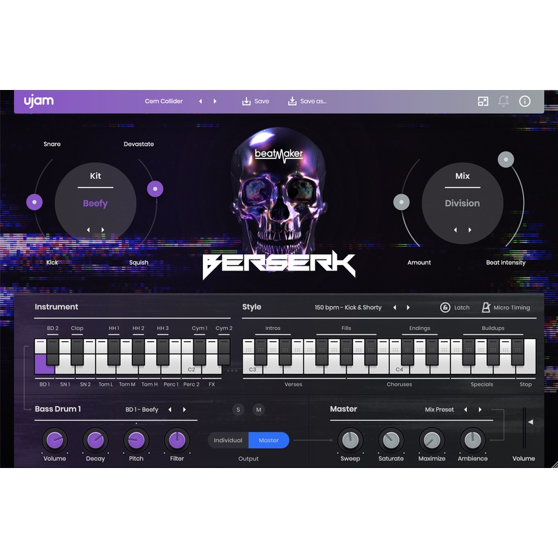 UJAM BERSERK: Drum Machine