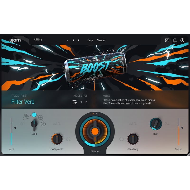 UJAM BOOST: Transition Plugin