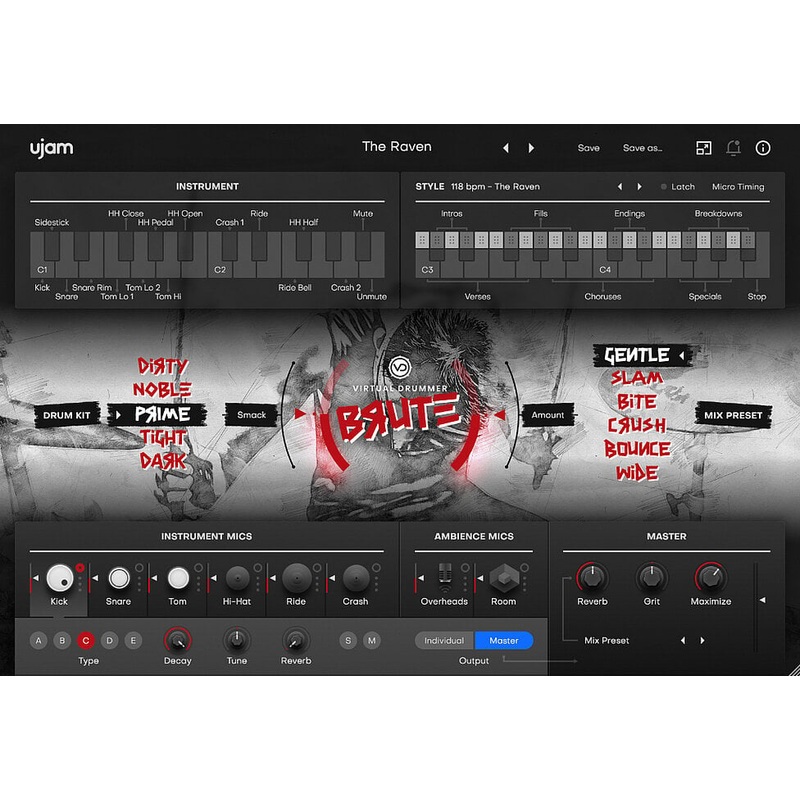 UJAM BRUTE: Drum Machine