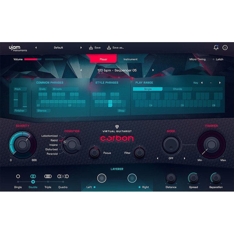 UJAM CARBON: Guitar Instrument