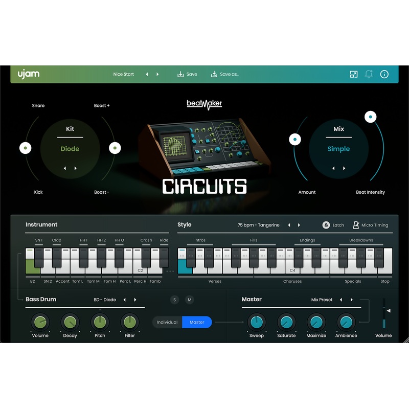 UJAM CIRCUITS: Drum Machine