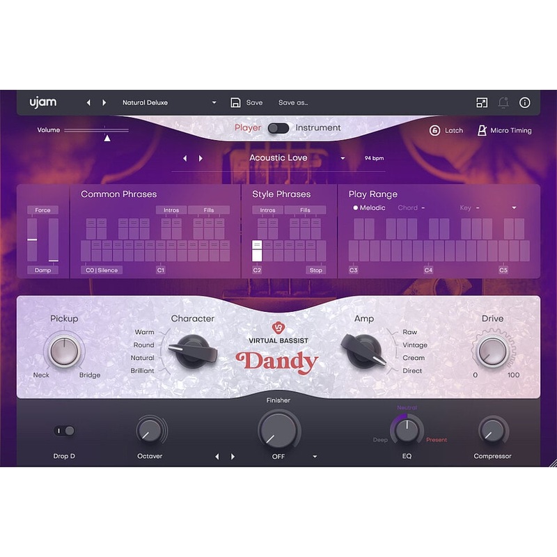 UJAM DANDY: Bass Instrument