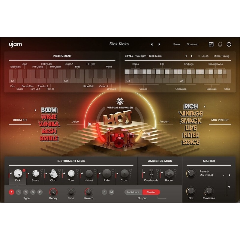 UJAM HOT: Drum Machine