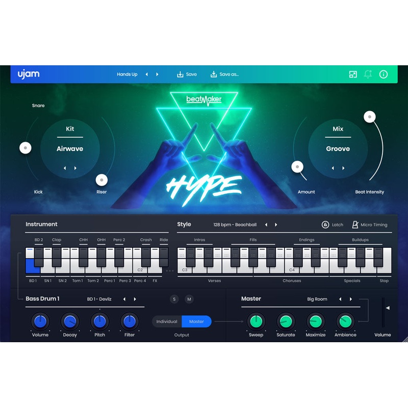 UJAM HYPE: Drum Machine