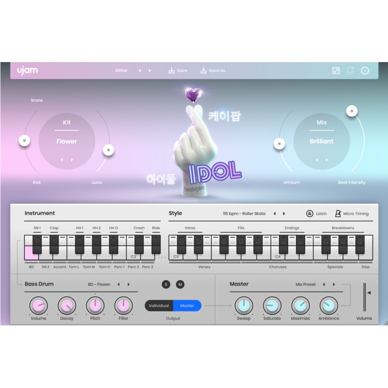 UJAM IDOL: Drum Machine