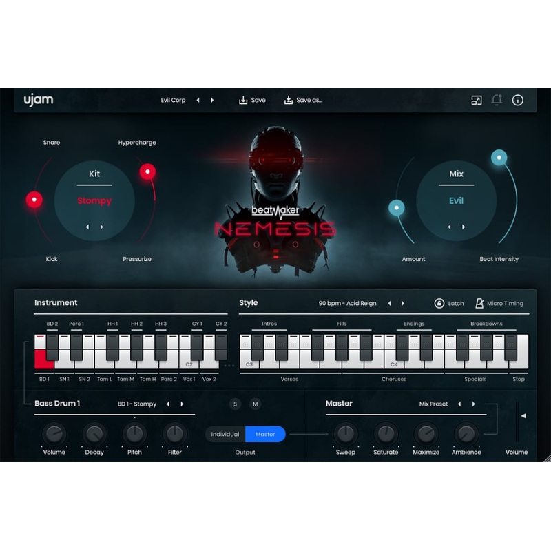 UJAM NEMESIS: Drum Machine