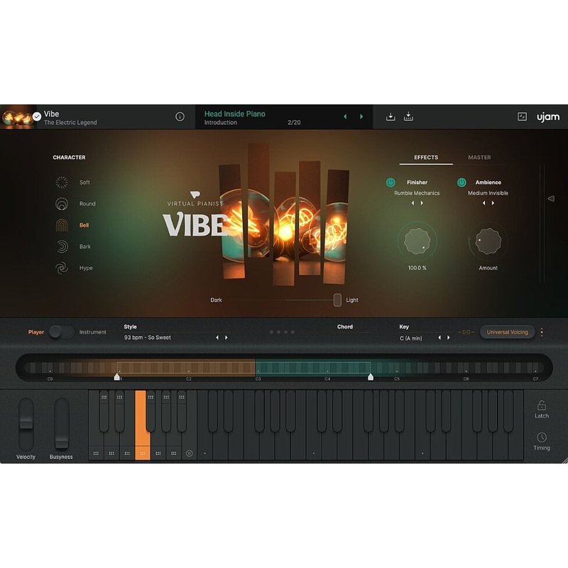 UJAM VIBE: Piano Plugin