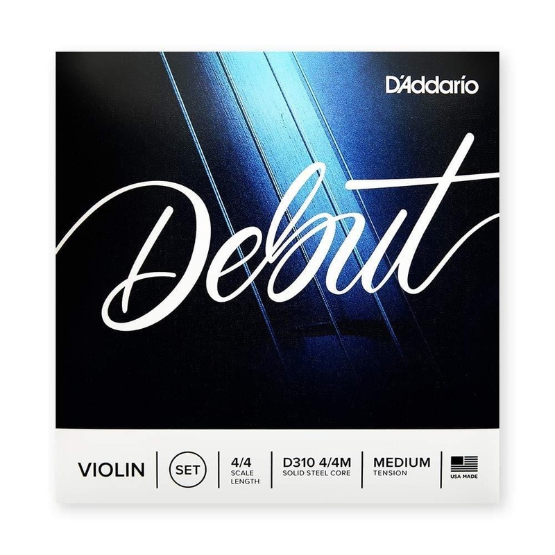 D'Addario Debut 4/4 Scale Violin String Set- Medium Tension