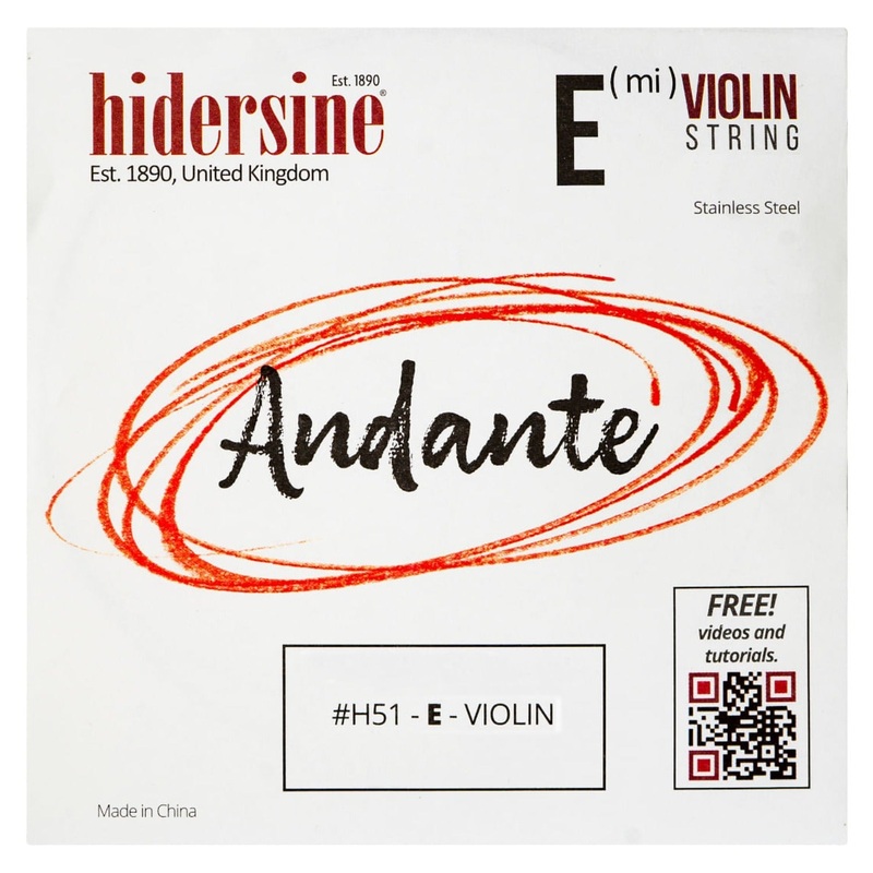 Hidersine H51A Andante 4/4-3/4 -E Violin String