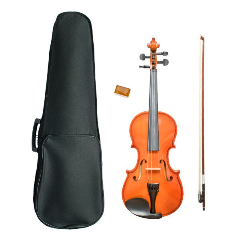 Vault VI1010 3/4 Beginner's Violin With Hard Case, Rosin and Bow