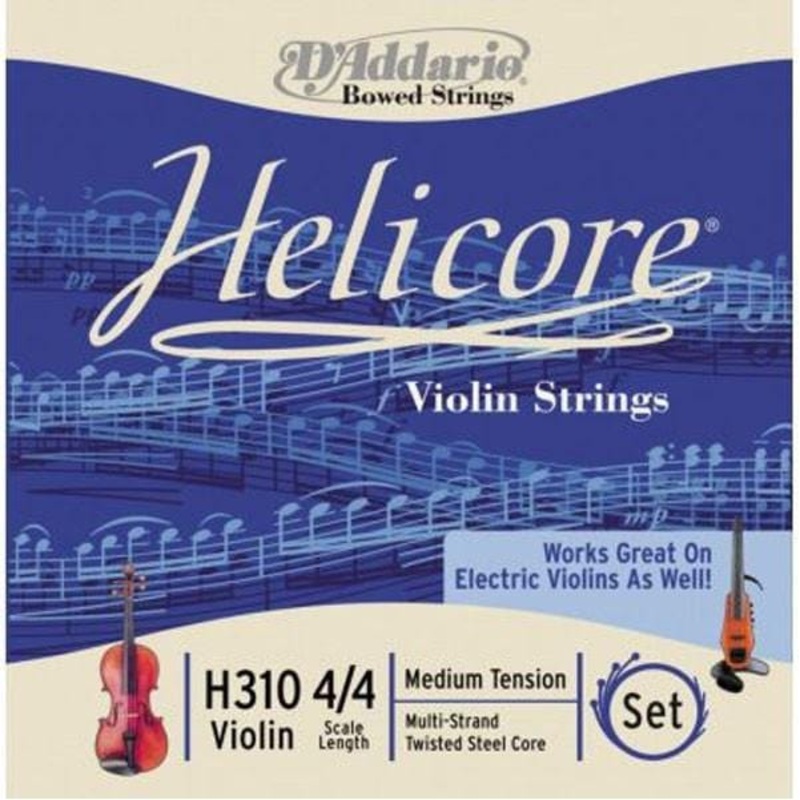 D'Addario Helicore H310 4/4M Medium Violin String Set