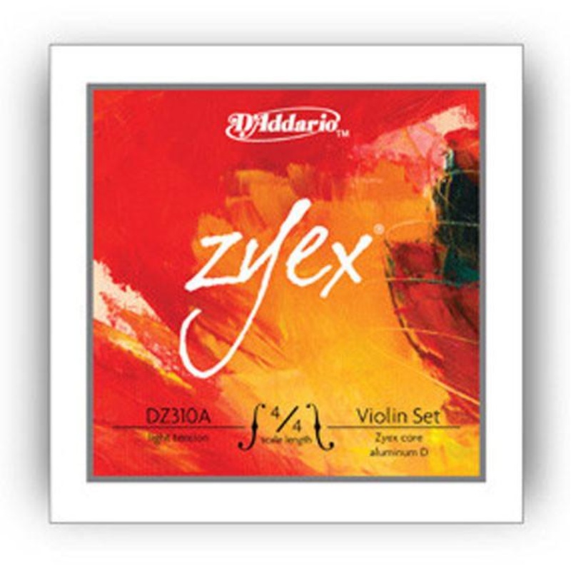 D'Addario Zyex Aluminum D 4/4 Light-Set DZ310A Violin Strings