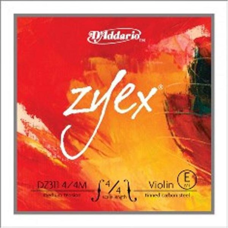 D'Addario Zyex Medium-E Steel DZ311 4/4M Violin String