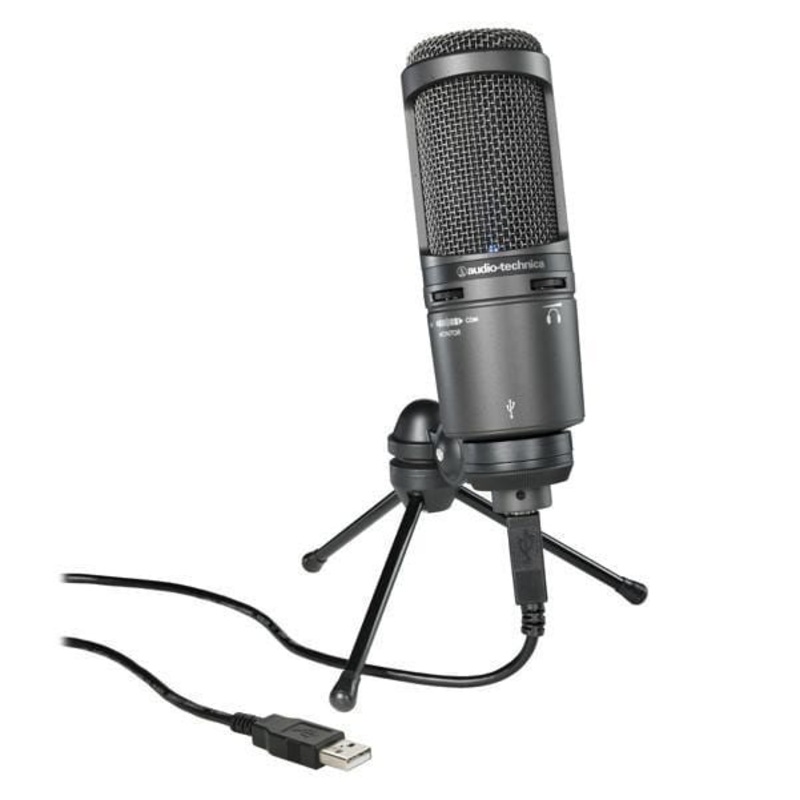 Audio-Technica AT2020 USB Plus Cardioid Condenser USB Microphone