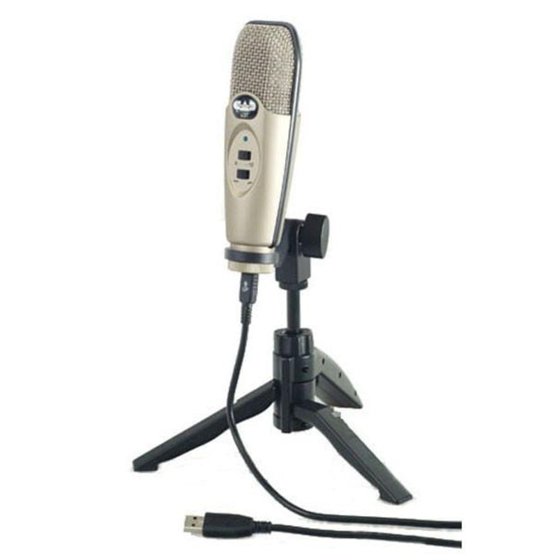 CAD U37 USB Condenser Microphone + Tripod Stand + USB Cable