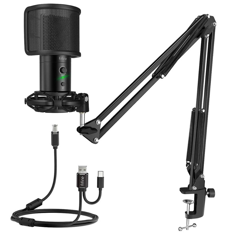Fifine T683 USB Condenser Microphone Kit