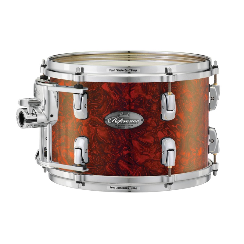 Pearl Music City Custom 12"x10" Reference Series Tom BURNT ORANGE ABALONE RF1210T/C419