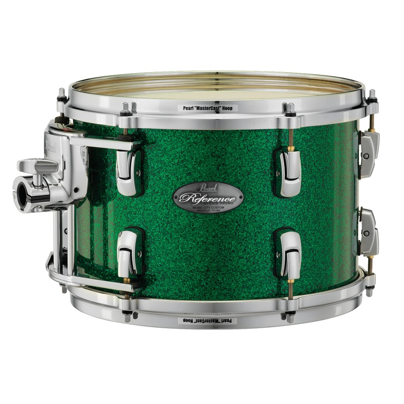 Pearl Music City Custom 12"x10" Reference Series Tom GREEN GLASS RF1210T/C446