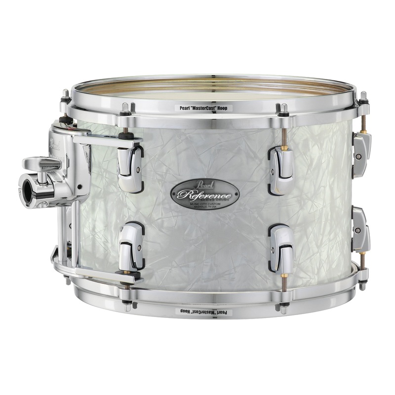 Pearl Music City Custom 12"x10" Reference Series Tom MATTE WHITE MARINE PEARL RF1210T/C422