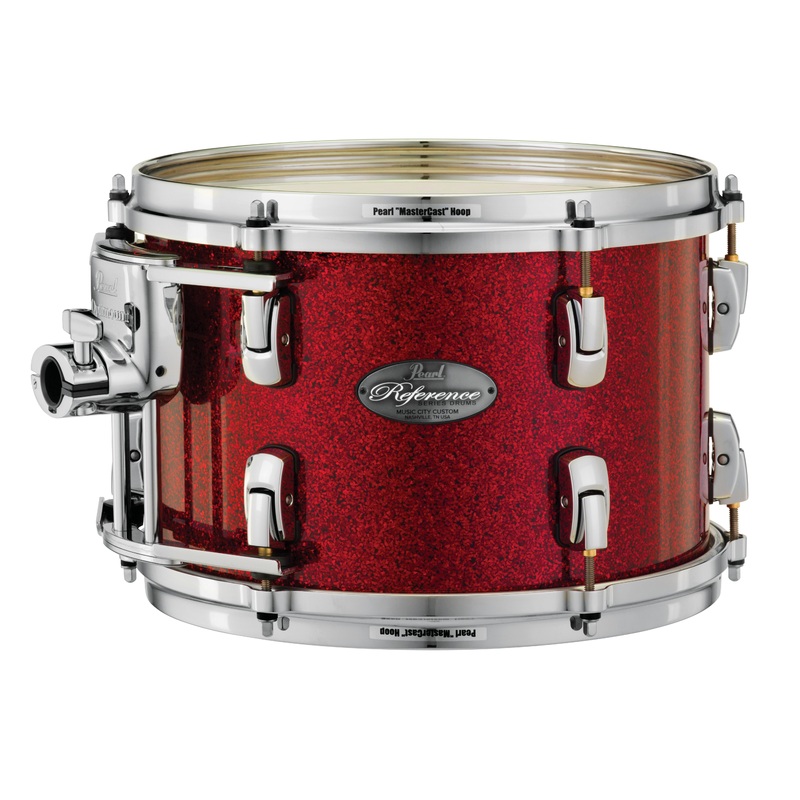 Pearl Music City Custom 12"x10" Reference Series Tom RED GLASS RF1210T/C407