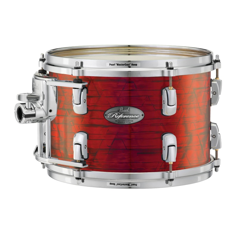 Pearl Music City Custom 12"x10" Reference Series Tom RED ONYX RF1210T/C403