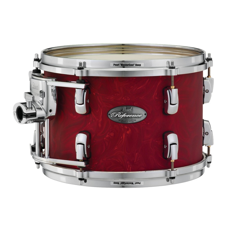 Pearl Music City Custom 12"x9" Reference Series Tom CRANBERRY SATIN SWIRL RF1209T/C720