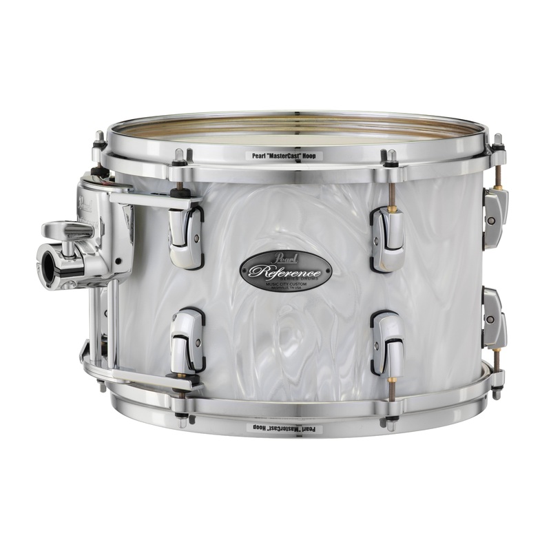 Pearl Music City Custom 12"x9" Reference Series Tom WHITE SATIN MOIRE RF1209T/C722