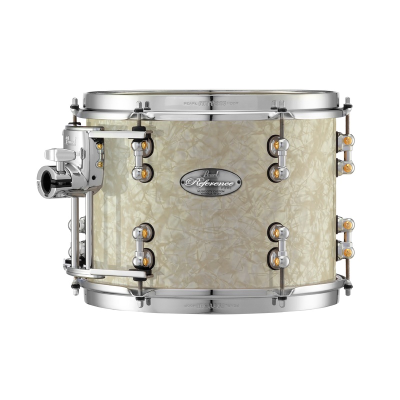 Pearl Music City Custom 10"x7" Reference Pure Series Tom NICOTINE WHITE MARINE PEARL RFP1007T/C405