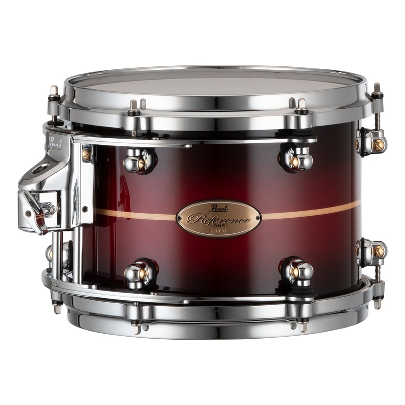 Pearl Reference One 10"x7" Tom - R2 Air Tom Suspension System w/GyroLock-L Bracket NATURAL BANDED REDBURST RF1C1007TL/C836