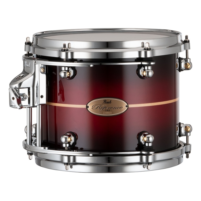 Pearl Reference One 10"x8" Tom - R2 Air Tom Suspension System w/GyroLock-L Bracket NATURAL BANDED REDBURST RF1C1008TL/C836