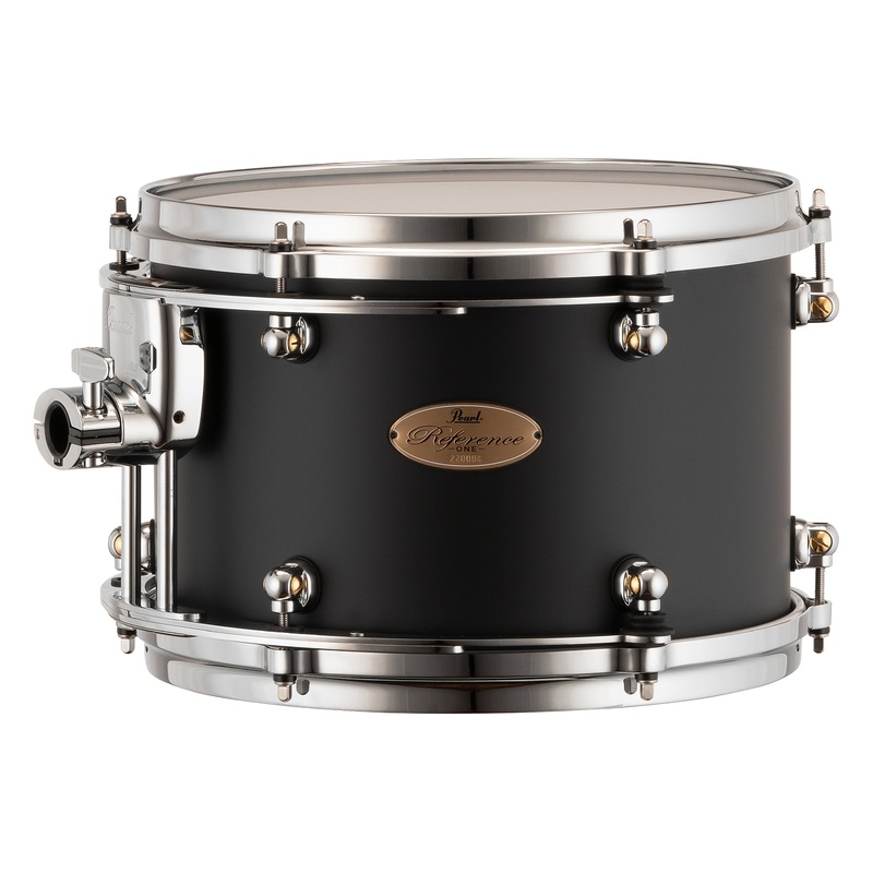 Pearl Reference One 12"x8" Tom - R2 Air Tom Suspension System w/Standard Bracket #119 MATTE BLACK RF1P1208TS/C119