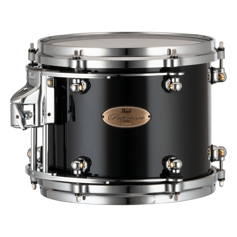 Pearl Reference One 12"x8" Tom - R2 Air Tom Suspension System w/Standard Bracket PIANO BLACK RF1P1008TL/C103