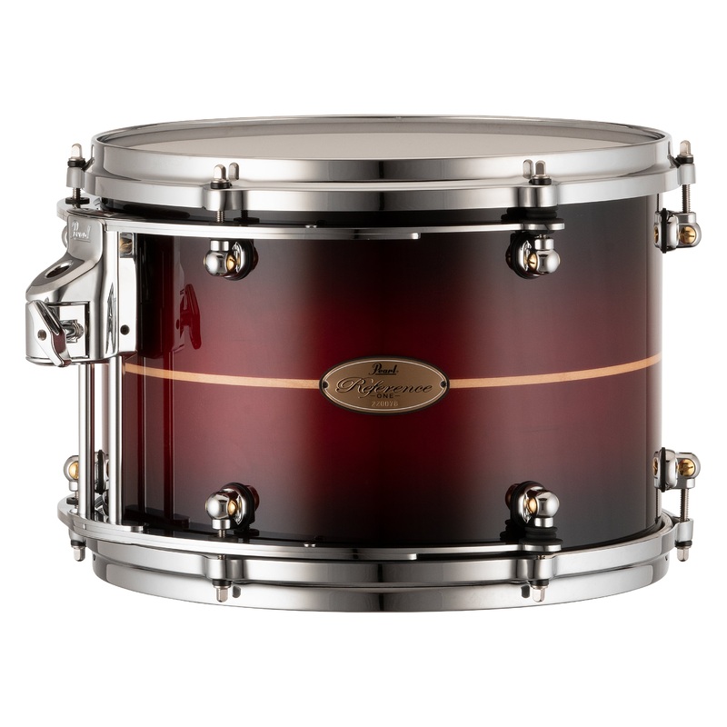 Pearl Reference One 13"x9 Tom - R2 Air Tom Suspension System w/GyroLock-L Bracket NATURAL BANDED REDBURST RF1C1309TL/C836