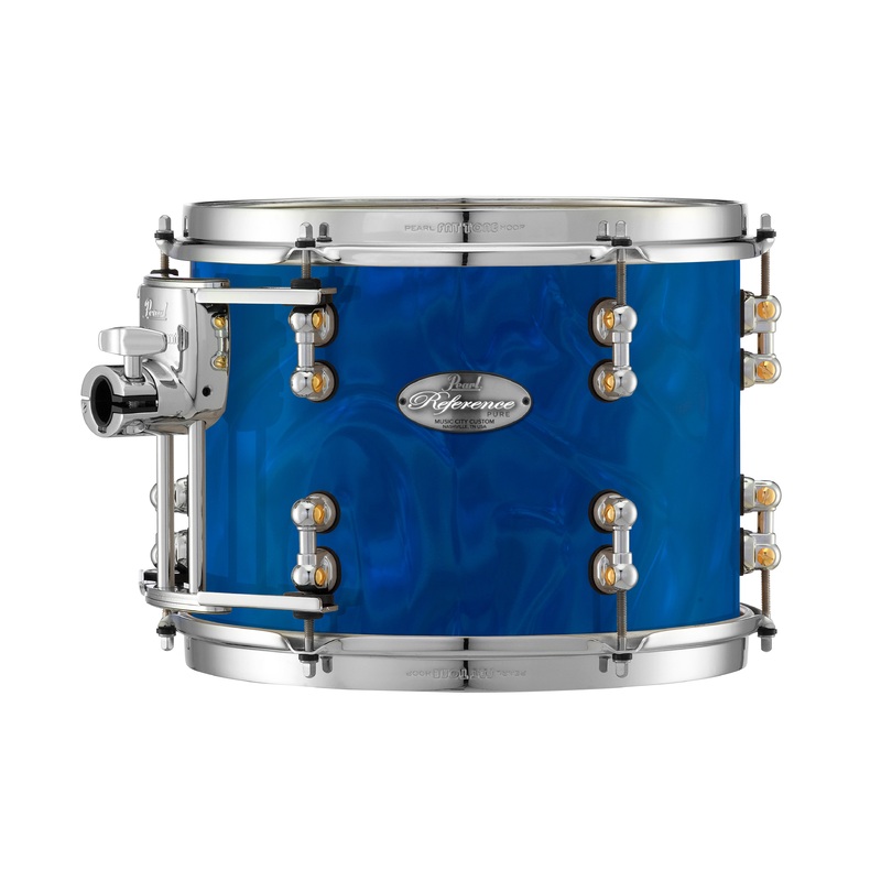 Pearl Music City Custom 10"x10" Reference Pure Series Tom BLUE SATIN MOIRE RFP1010T/C721