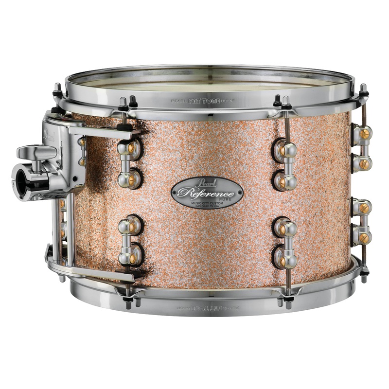 Pearl Music City Custom 10"x10" Reference Pure Series Tom BRIGHT CHAMPAGNE SPARKLE RFP1010T/C427