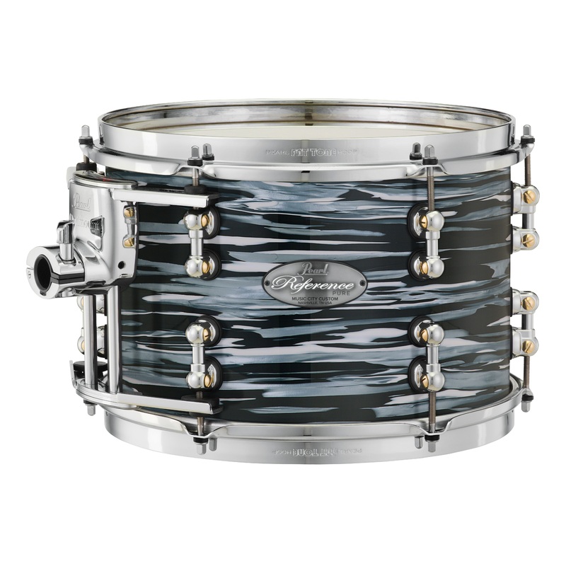 Pearl Music City Custom 10"x10" Reference Pure Series Tom CLASSIC BLACK OYSTER RFP1010T/C495