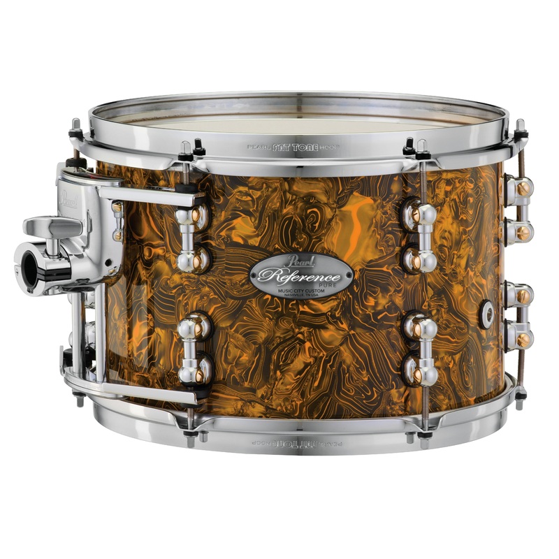 Pearl Music City Custom 10"x10" Reference Pure Series Tom GOLDEN YELLOW ABALONE RFP1010T/C420